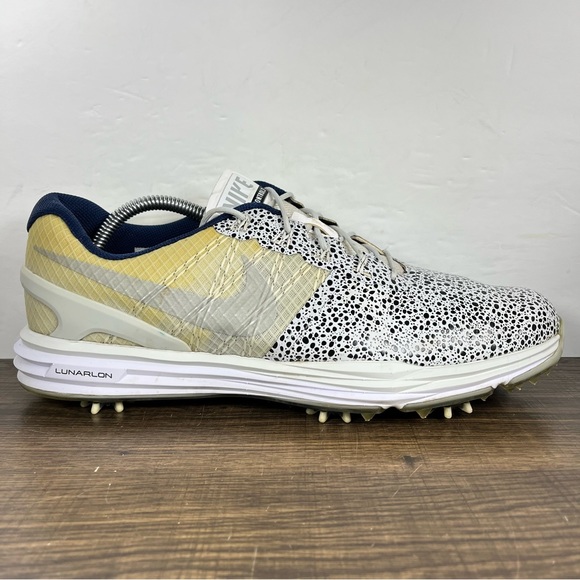 Nike Shoes Nike Id Lunar Control 3 Mens White Golf Shoes Mens Size